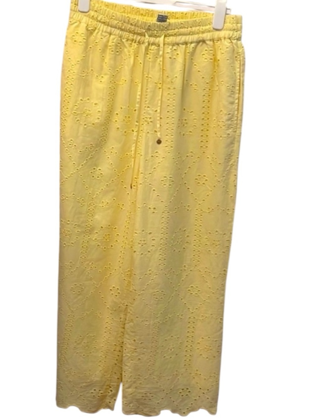 Calypso St Barth Yellow Eyelet  Pants